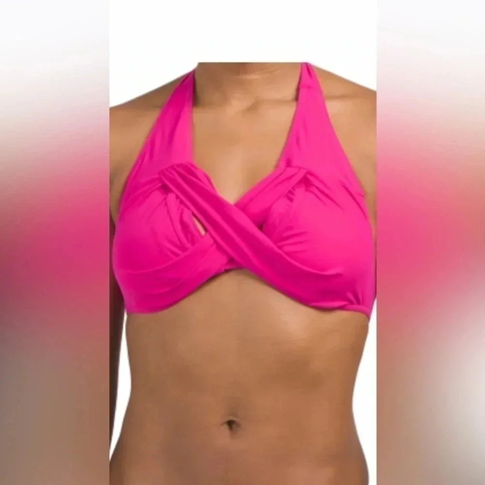PROFILE BY GOTTEX Tutti Frutti Bikini Top 32 C Color: Raspberry